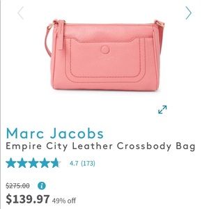 Brand new marc jacobs bag cross body 100%authentic